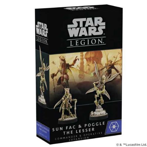 Star Wars Legion Sun Fac and Poggle the Lesser Commander Expansion